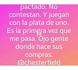 Reclamo a Chesterfield Interiores