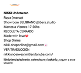 Reclamo a Nikki UnderWear