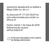 Reclamo a OrganizeJobs