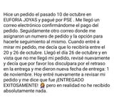 Reclamo a Euforia Colombia