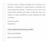 Reclamo a Carethy