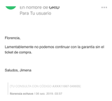 Reclamo a GRID