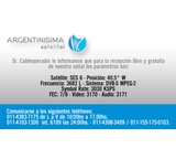 Reclamo a argentinisima satelital