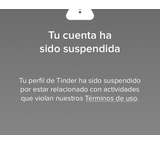 Reclamo a Tinder