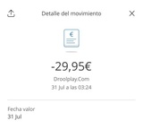 Reclamo a Droolplay