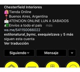 Reclamo a Chesterfield Interiores