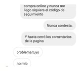 Reclamo a Compulsivas Showroom