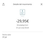 Reclamo a Droolplay