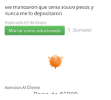 Reclamo a atencion al cliente