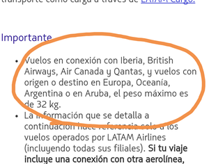 Equipaje en cabina | LATAM Airlines