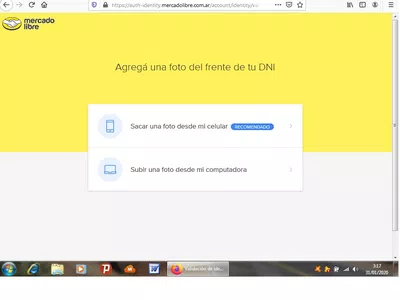 Mercadolibre me pide cada vez mas datos, no puedo entrar en mi cuenta