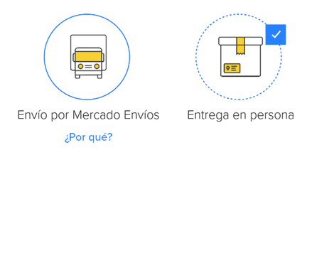 No me deja publicar un producto para vender