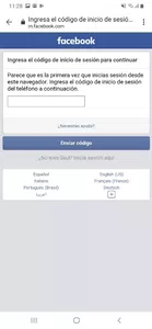 Cambiaron mi numero en facebook