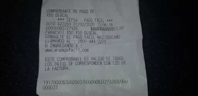 Quiero q mi pedido se aceptado por pago facil antes de las 12 de la noche