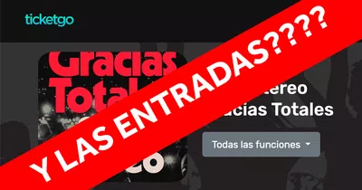 Ticket go, no me mando las entradas de soda stereo!