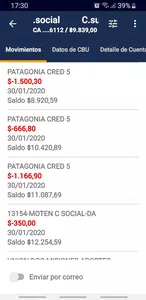 Patagonia creditos  perjudicial