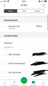 Retiro de efectivo de mi tarjeta de un sitio web desconocido y sin concentimient