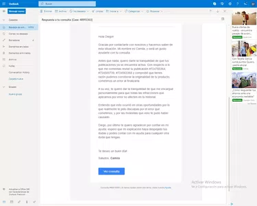 Suspension de cuenta sin motivo