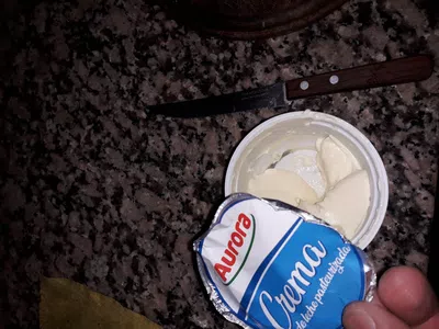 Crema con hongos