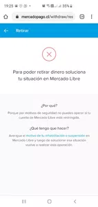 Tu cuenta se encuentra inhabilitada de forma permanente ya que detectamos