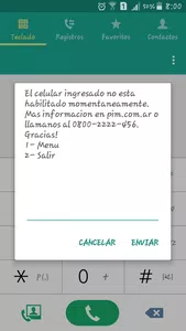No puedo habilitar pim