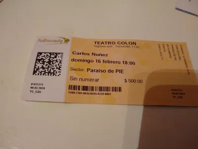 Recibí entradas de $500 c/u y me facturaron 47 dólares