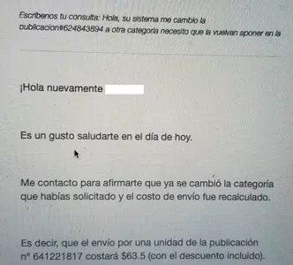 Ejemplo del pesimo servicio de los trabajadores de mercado libre