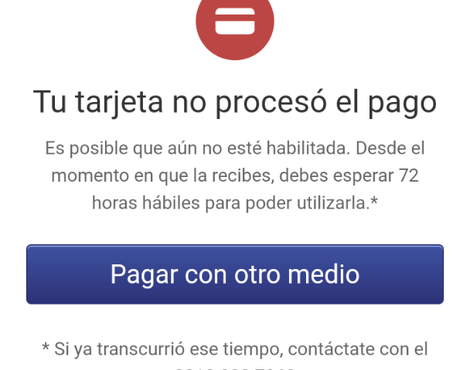 Habilitacion de tarjeta de mercadopago