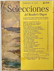 No quiero recibir la revista selecciones