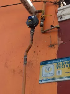 Corte de gas con medidor
