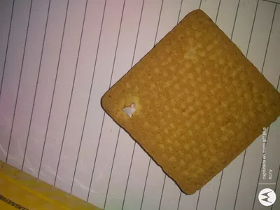 Plástico en la galletita