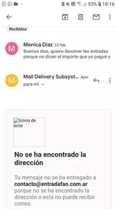 Me estafaron con entradas en entradafan
