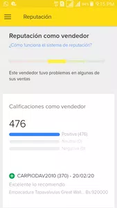 Baja reputación injustificada