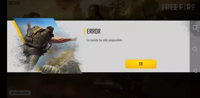 Free fire en el día de hoy 25 de febrero de 2020 me han baniado sin motivos