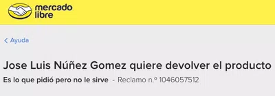Que no hacen el rembolso antes de confirmar buena recepcion del articulo