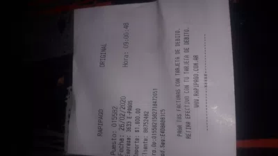 No sé cargo el pago