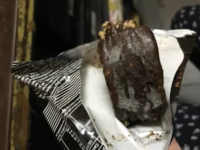 Alfajor en mal estado