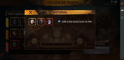 Error de la tienda de shani (no recibí los objetos correctos)