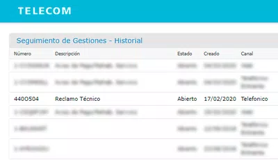 Problema en la línea e internet sin solución