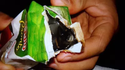 Baggio agrio, con cucaracha y vencido