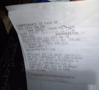 Error del operario de pago fácil