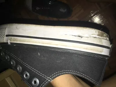 Zapatillas de mala calidad