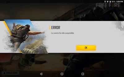 Me am suspendió la cuenta