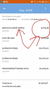 Servicio de cuenta simple
