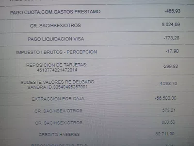 Débito automático en mi cuenta sueldo . el banco central paro los debitos