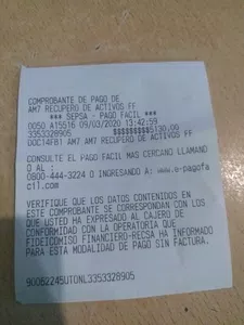 Recupero de activos mal copiado los números