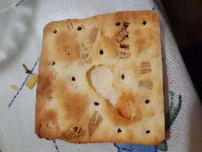 Galletitas exprés con partes que no son galletita
