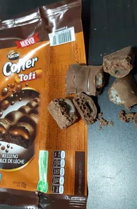 Relleno de dulce de leche con humedad y hongos