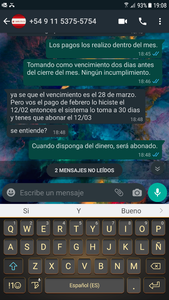 Amenazas y usura de cash  collector