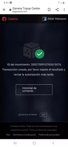 No me dan mis diamantes y el cargo a mi tarjeta ya se cobró, yo necesito solució